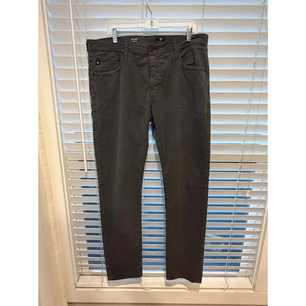 AG Adriano Goldschmied The Tellis Modern Slim Pants Charcoal Grey 36x34